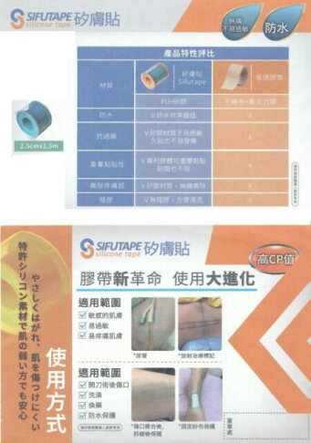 矽膚貼 久戴N95高密合度口罩者的福音,助於減壓、易損傷肌膚適用、高CP值可重覆黏貼 1