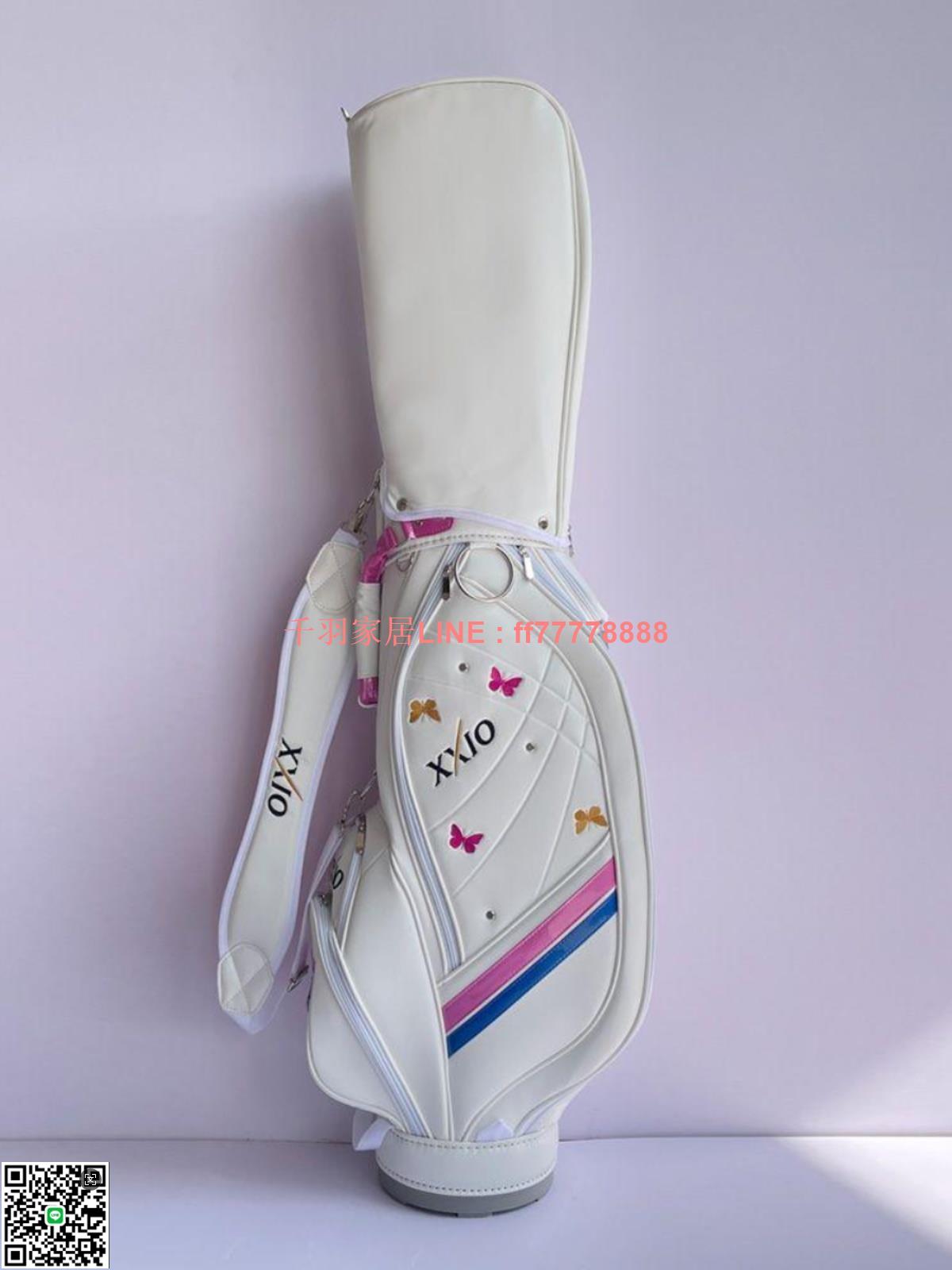 【千羽家居】正品Xxio新款高爾夫球包女款球桿包GOLF水晶pu面料標準球袋