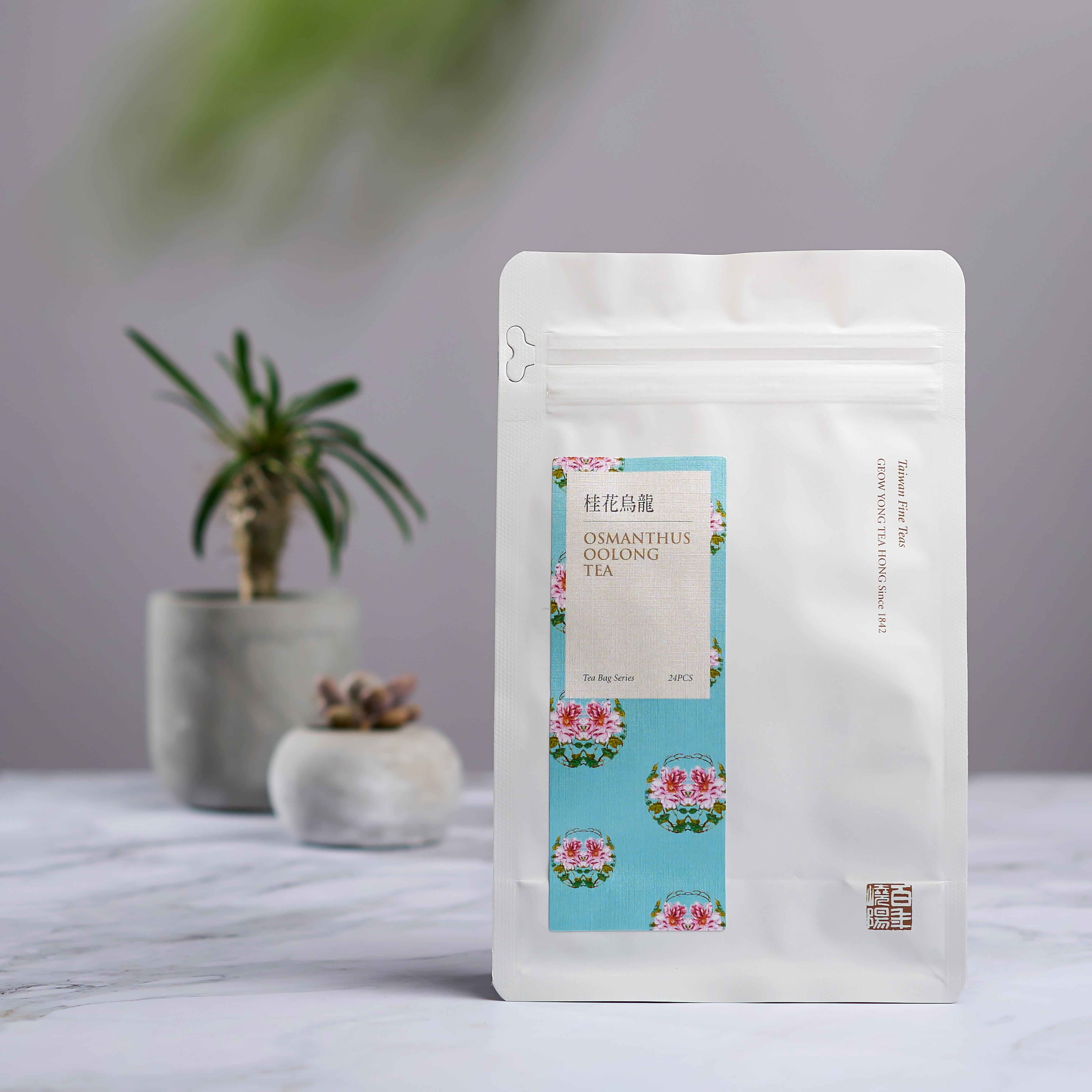 【直送日本專用】嶢陽茶行 桂花烏龍茶 三角立體茶包(24包入) 隨饗包