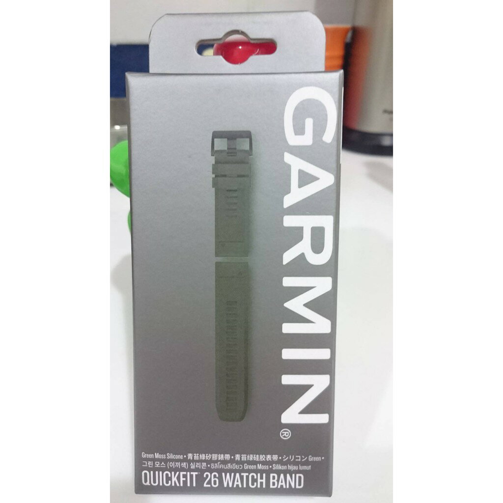 【現貨】Garmin Fenix 3 QUICKFIT 26mm 青苔綠矽膠錶帶 附發票 公司貨