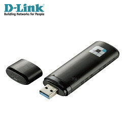 【D-Link 友訊】DWA-182 AC1200 MU-MIMO 雙頻 USB3.0 無線網卡 【加碼送發光USB充電頭】【三井3C】