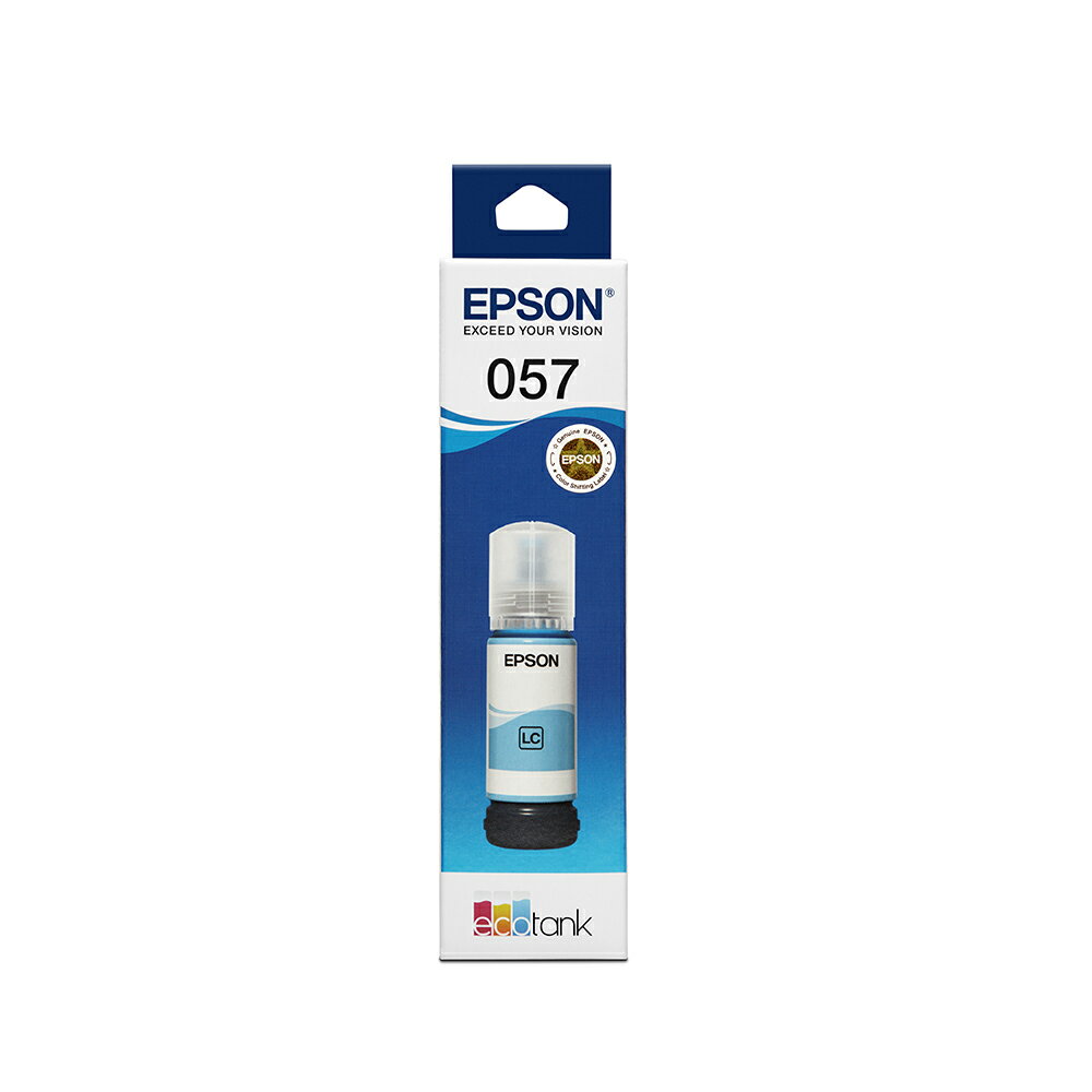 EPSON T09D500 (057)淡藍色原廠墨水瓶 適用 L8080/L18050