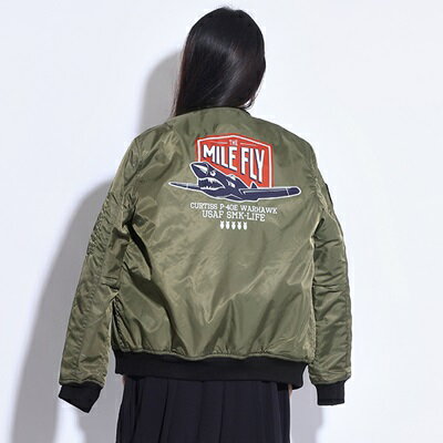 空軍夾克 MA1外套(單件)-寬鬆加厚棒球服圓領女外套72av12【獨家進口】【米蘭精品】 2