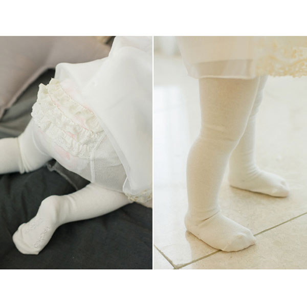 ins 蛋糕裙 褲襪 毛襪 長襪 襪 公主 洋裝 包屁衣 百搭 可愛 蕾絲 白粉灰深藍 ANNA S. 3