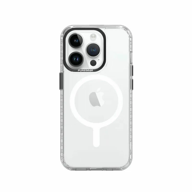 Puregear 普格爾 iPhone15系列 Slim Shell Plus PG冰鑽磁吸防摔減壓保護殼 MagSafe 黑色 1