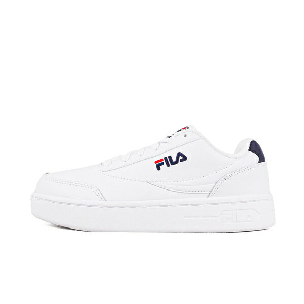 Fila Court Lux [4-C903W-133] 男女 休閒鞋 小白鞋 皮革 百搭 厚底 增高 白