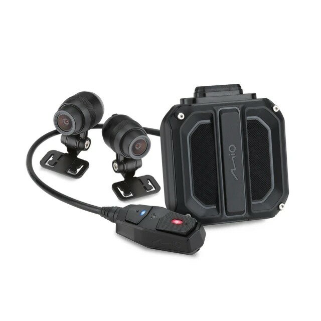 MIO MiVue™ M818WD｜勁系列分離式60幀/HDR 星光級雙鏡頭機車行車記錄器/贈64G記憶卡*可供安裝