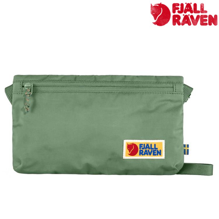 Fjallraven 瑞典北極狐 旅行隨身袋/側背小包/口袋包 Vardag Pocket 27248 614 綠鏽