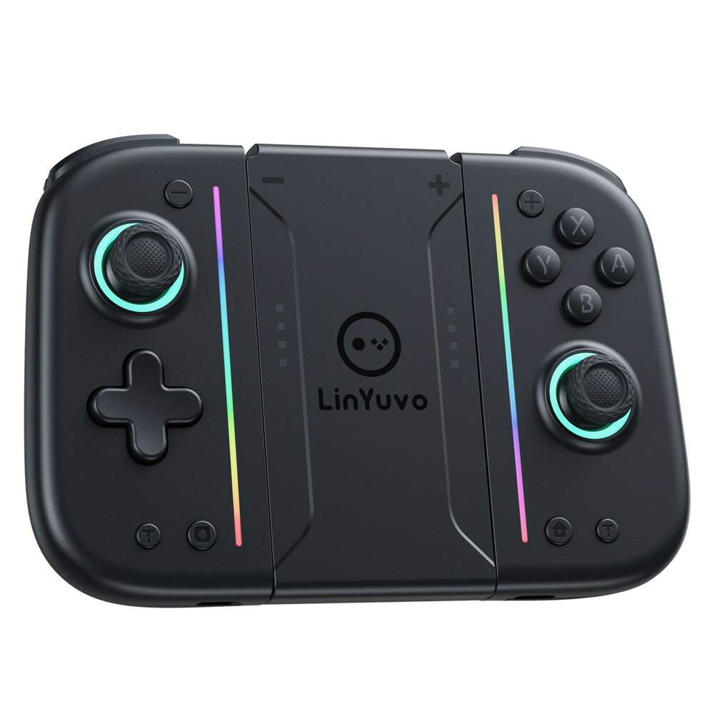 LinYuvo switch joy con機械按鍵後包膠宏功能藍芽遊戲手柄聯遊