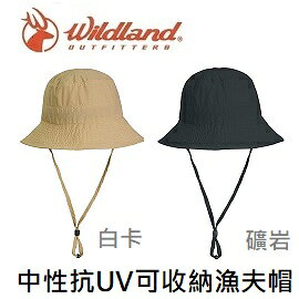 [ WILDLAND 荒野 ] 中性抗UV可收納漁夫帽 / W1072