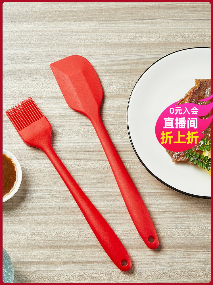 廚房油刷家用耐高溫矽膠食品級燒烤刷烘焙清潔小刷子不掉毛醬刷子