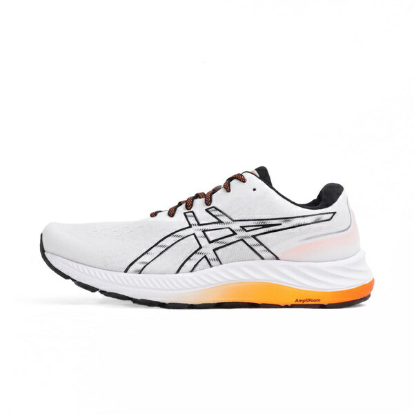 Asics GEL-Excite 9 4E [1011B680-100] 男 慢跑鞋 運動 超寬楦 路跑 透氣 白 橘