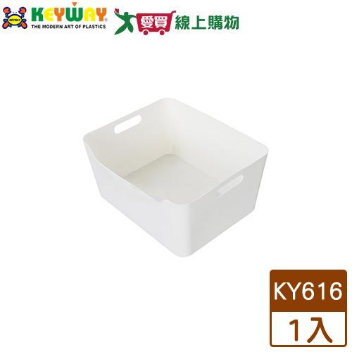 KEYWAY聯府 比利整理收納盒(小)KY-616台灣製 置物盒 提把設計【愛買】