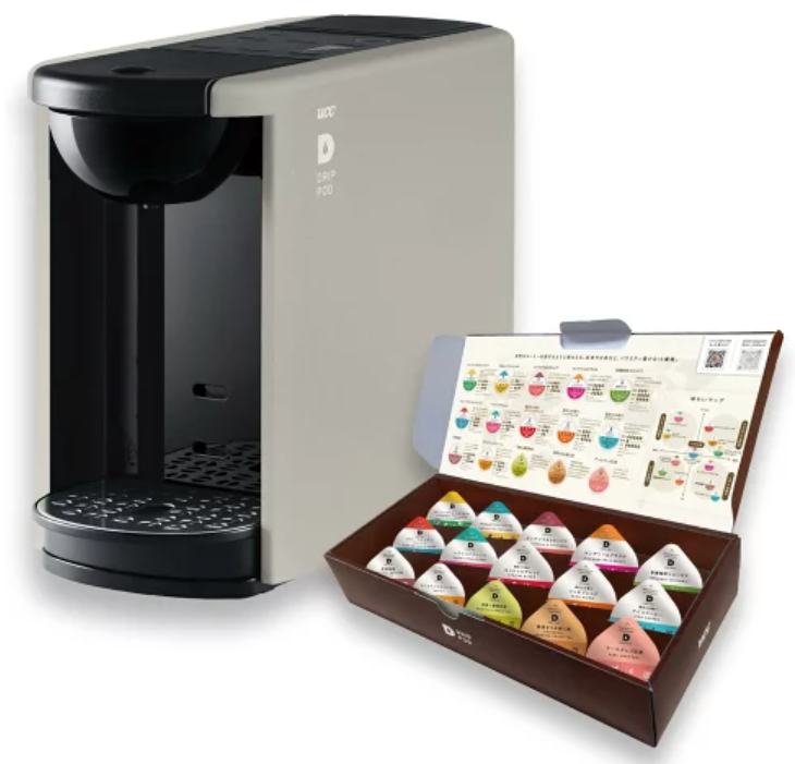 DRIP POD DP3 滴濾式膠囊咖啡機 附試飲套組 咖啡 茶飲 冰飲 靜音 大水箱 滴濾式 日本正規品代購