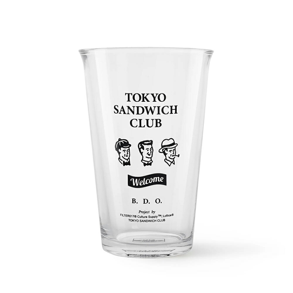 【全館滿額折】FILTER017® Culture Supply™ 東京三明治俱樂部 B.D.O. 玻璃杯-Culture Man FILTER017® Culture Supply™ 東京三明治俱樂部 B.D.O. 玻璃杯-Culture Man H9025【新竹皇家】【新竹皇家】