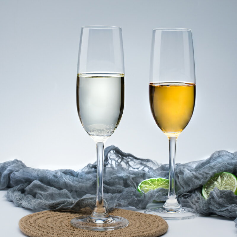 水晶香檳杯葡萄酒杯高腳杯紅酒杯創意透明玻璃氣泡酒杯酒具套裝