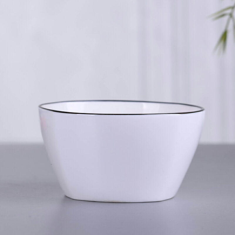飯碗家用北歐ins新款陶瓷碗湯碗陶瓷碗飯碗學生麵碗日式4.5/5英寸