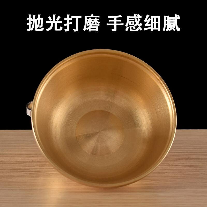供水杯 供水杯供佛杯純銅黃銅光面供水碗家用供奉密宗擺件供佛七供聖水杯