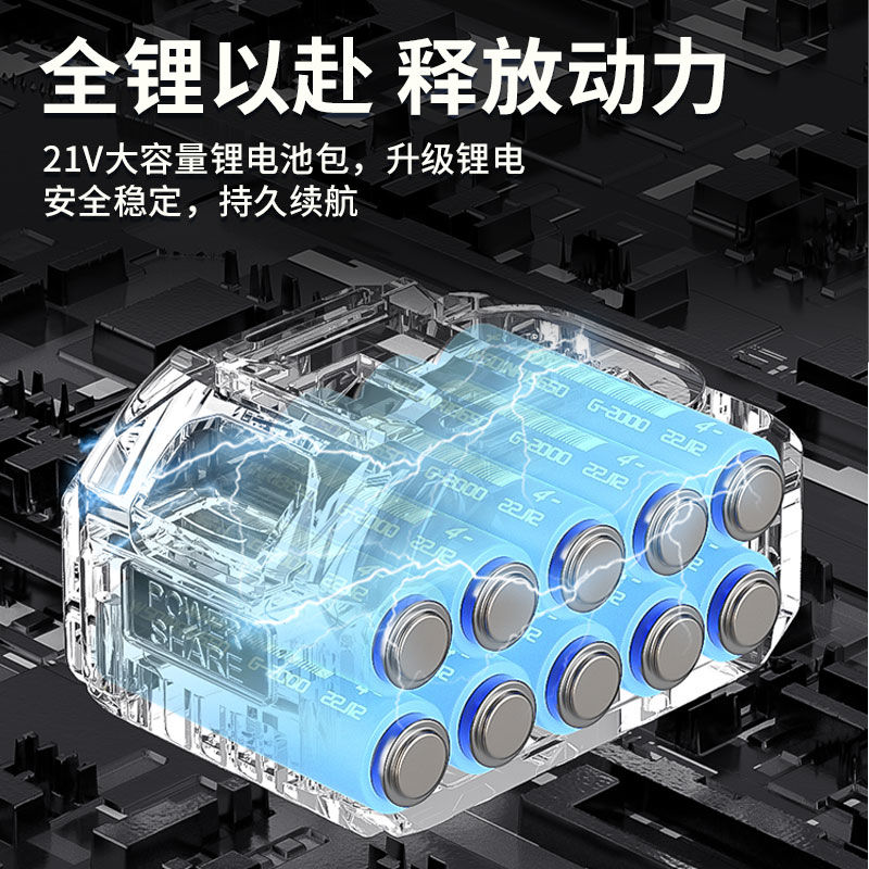 【可開發票】正品德國東成電動工具無刷鋰電大扭力沖擊扳手架子木工汽修電風炮 5