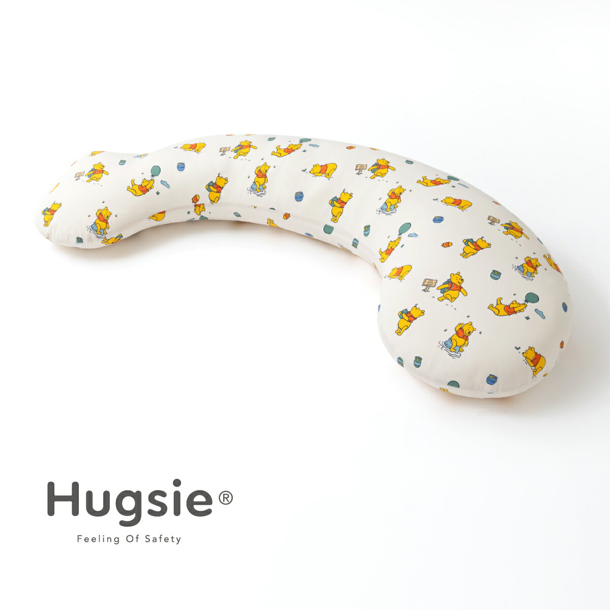 Hugsie 涼感迪士尼孕婦枕-樂遊維尼【舒棉款/防蟎款】【一般尺寸Normal】★衛立兒生活館★