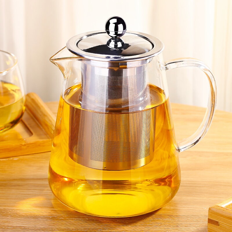 高硼硅玻璃泡茶壺套裝過濾耐熱高溫明火可燒煮水壺家用茶具大容量