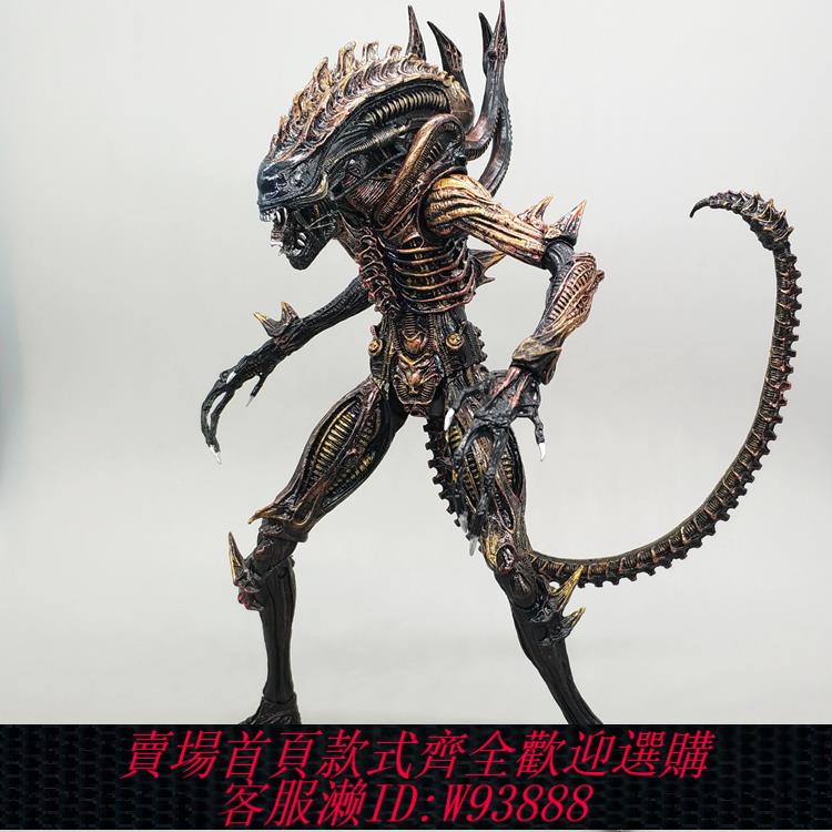 {臺灣公司貨 可打統編}7寸異形狗大戰鐵血戰士手辦契約模型Alien 可動人偶玩具母後
