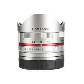 Samyang 鏡頭專賣店: 8mm F2.8魚眼鏡頭(For Samsung NX銀色) 義文公司貨 ( 二個月保固 )