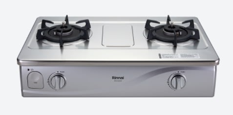 (全省原廠安裝) Rinnai林內台爐 感溫不鏽鋼雙口爐RTS-Q230S【APP 4%回饋】