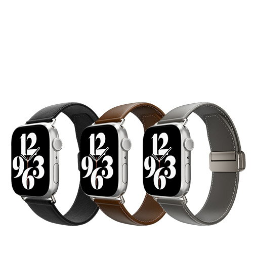 免運 公司貨 SwitchEasy 2024 Classic 磁吸真皮錶帶 Apple Watch 全系列尺寸