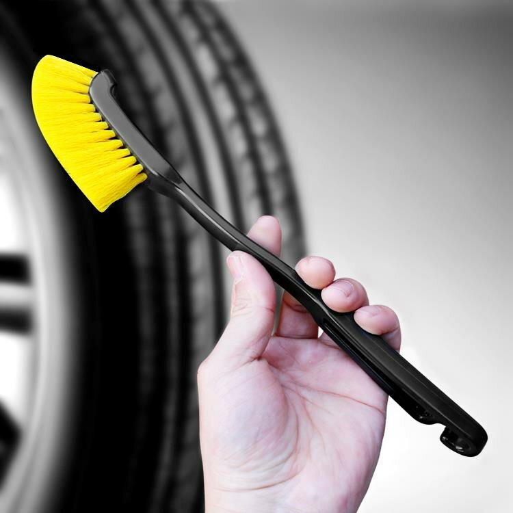 汽車輪轂刷清洗工具洗車毛刷輪胎刷子洗輪轂縫隙刷子專用輪轂清洗