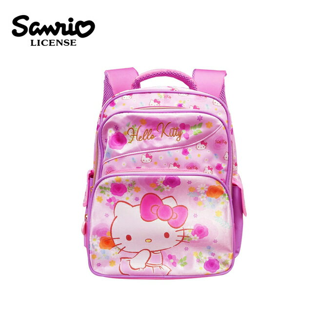 【正版授權】凱蒂貓 玫瑰花系列 雙層 兒童背包 背包 後背包 書包 Hello Kitty 三麗鷗 Sanrio