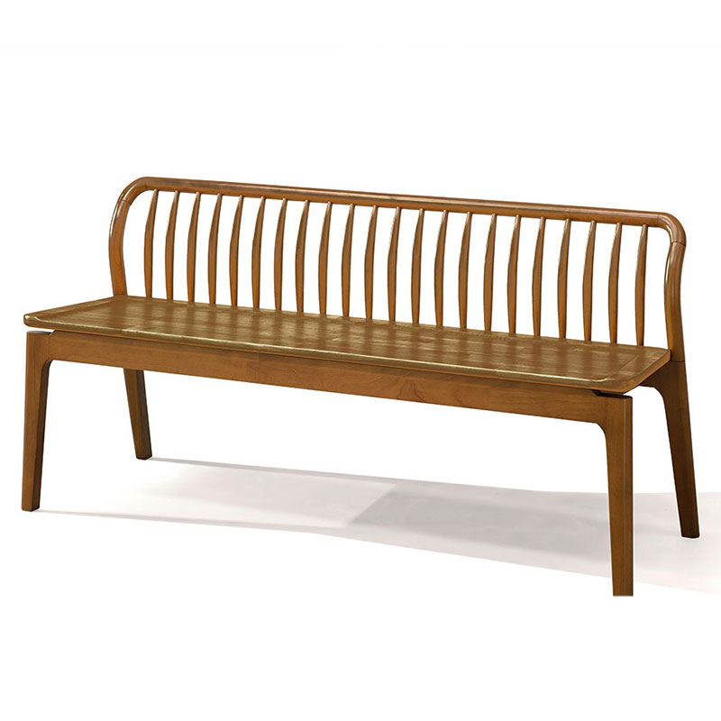 歐森鄉村風全實木三人位長椅凳 會議椅 咖啡椅 書桌椅【myhome8居家無限】★APP下單享點數4% 2