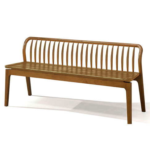 歐森鄉村風全實木三人位長椅凳 會議椅 咖啡椅 書桌椅【myhome8居家無限】★APP下單享點數4% 2