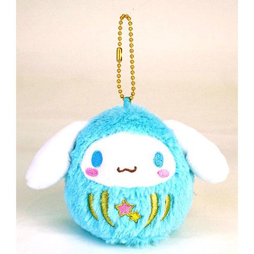 大賀屋 日貨 大耳狗 吊飾 達摩 開運 招財 禮物 吉祥物 娃娃 CN Cinnamoroll 正版 J00030691