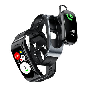M6可通話智慧手環多功能藍牙耳機運動計步手錶接打電話金屬防水通用 小山好物
