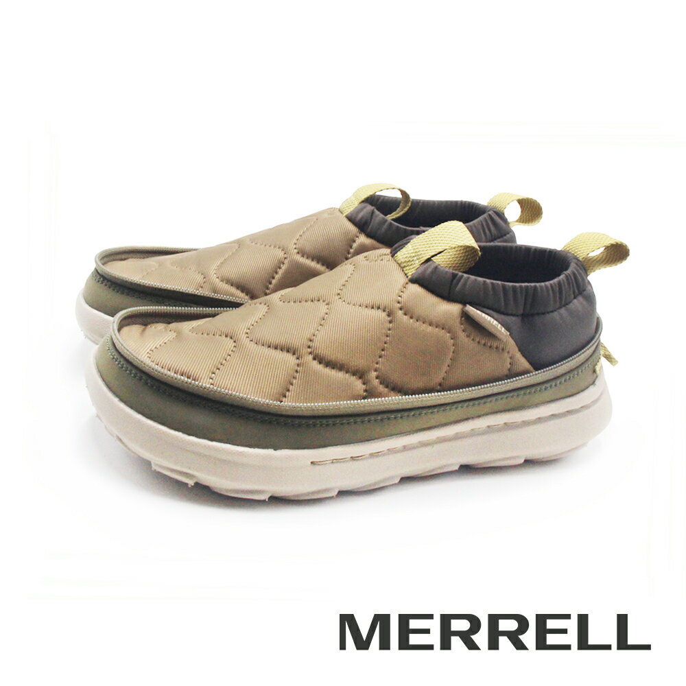 MERRELL(男)HUT MOC 2 PACKABLE PLUS 輕量拉鍊懶人休閒鞋 男鞋-綠色