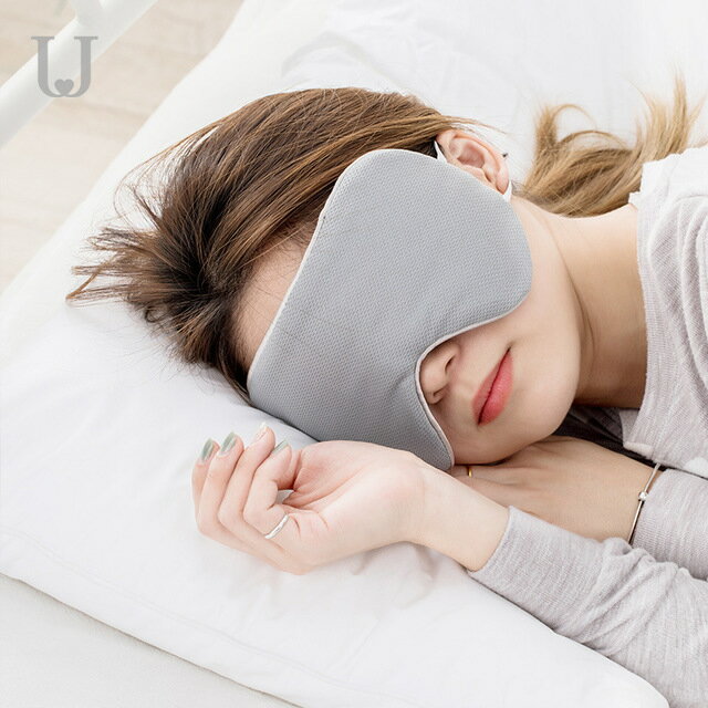 可愛3d立體雙面睡覺睡眠遮光護眼罩溫感冰絲男女掛耳緩解眼睛疲勞