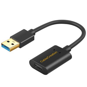 Cablecreation USB3.0轉Type-C轉接線 公對母 鍍金接頭 硬碟 手機 (CC0767-G)