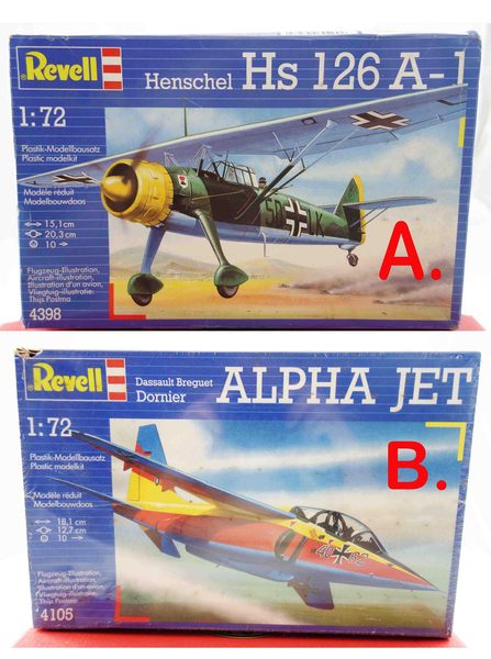 【震撼精品百貨】1/72 HS126A-1&ALPHA JET 飛機模型【共兩款】 震撼日式精品百貨