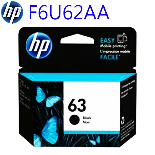 【HP】F6U61AA F6U62AA F6U63AA F6U64AA NO.63 原廠墨水匣