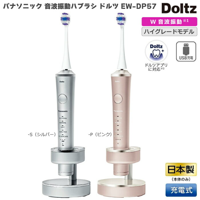 日本公司貨 Panasonic 國際牌 Doltz 電動牙刷 EW-DP57 音波振動 5種模式 防水 國際電壓 23年款