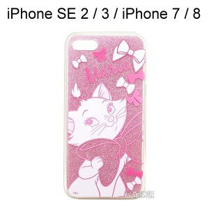 迪士尼閃粉雙料殼 [瑪莉貓] iPhone SE 2 / 3 / iPhone 7 / 8 (4.7吋)【Disney正版授權】