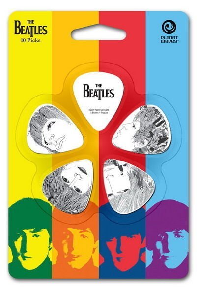 Planet Waves Beatles 披頭四典藏 Pick 彈片(十片裝) 烏克麗麗/木吉他/電吉他用【唐尼樂器】