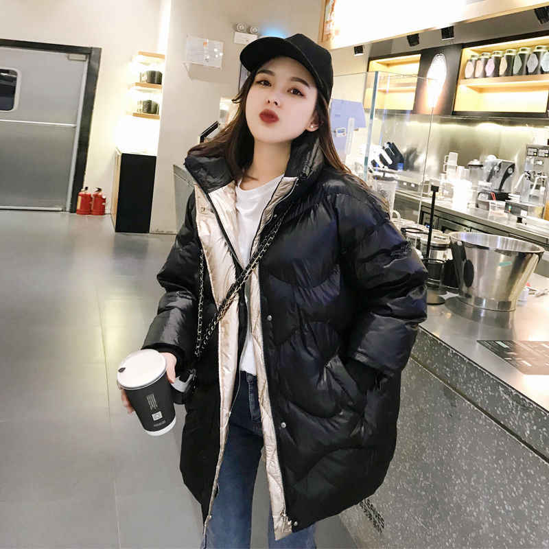 真 羽絨90%白鴨絨 羽絨服白鴨絨夾克-立領短款簡約寬鬆女外套2色73zc30【獨家進口】【米蘭精品】