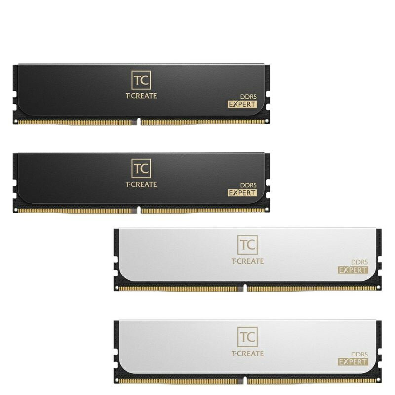 【最高現折268】TEAM 十銓 T-CREATE 引領者 EXPERT DDR5 6000/6400 雙通道32GB/64GB 黑/白
