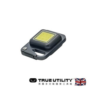 【TRUE UTILITY】英國多功能充電型高亮度鈕扣LED照明燈-吊卡版 TU919K