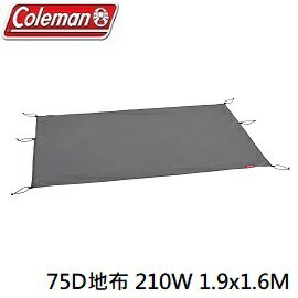 [ Coleman ] 75D地布 210W 1.9x1.6M / 帳棚地墊 / 防潮地布 / CM-38134