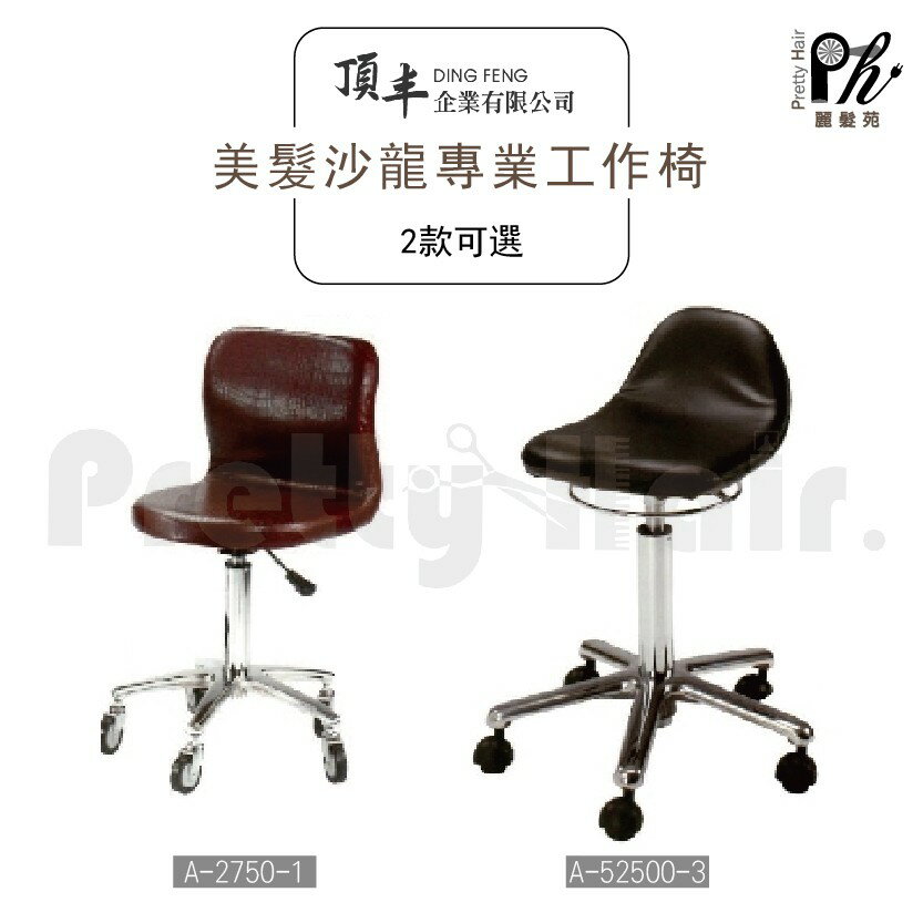 【麗髮苑】專業沙龍設計師愛用 質感佳 創造舒適美髮空間 工作椅 美髮椅 營業椅 A-2750-1 A-52500-3
