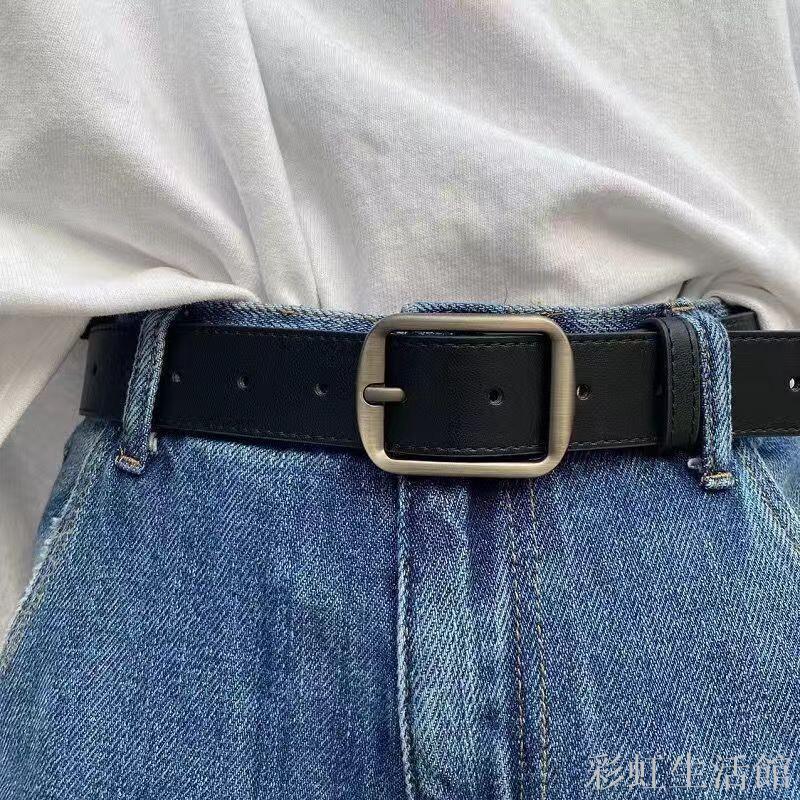 皮帶男女針扣ins風潮流韓版時尚褲腰帶學生褲帶青年腰帶男年輕人