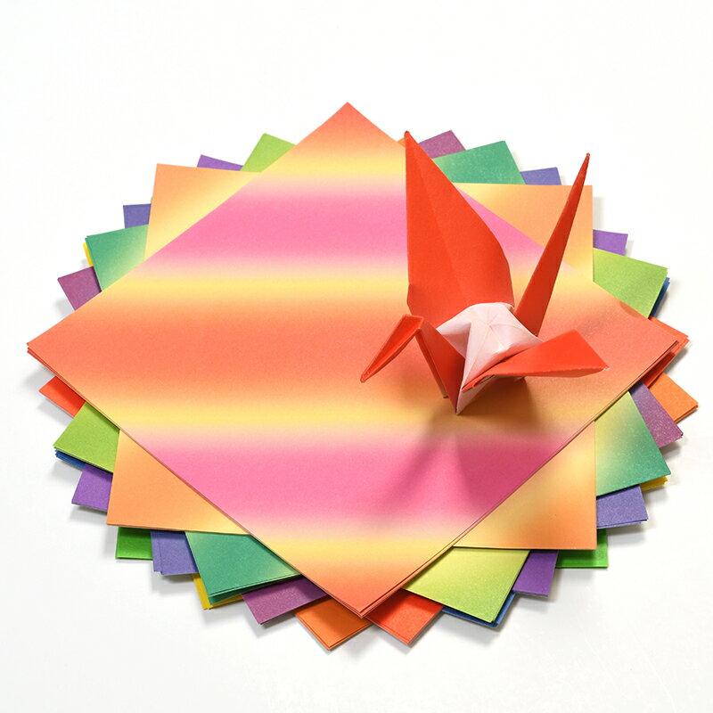 伊和諾200張手工折紙套裝千紙鶴兒童節益智材料幼兒園彩色美工紙